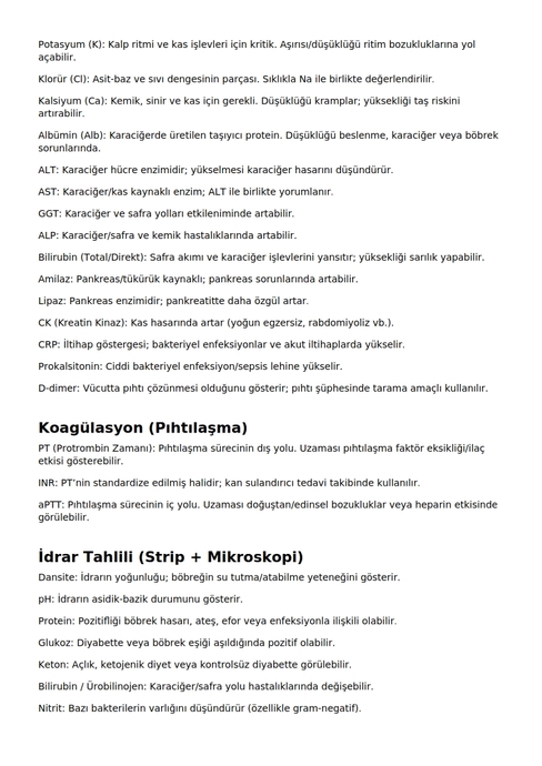 Hemogram (Tam Kan Sayımı) Vücudun Gizli Hikâyesini Anlatan Testler
