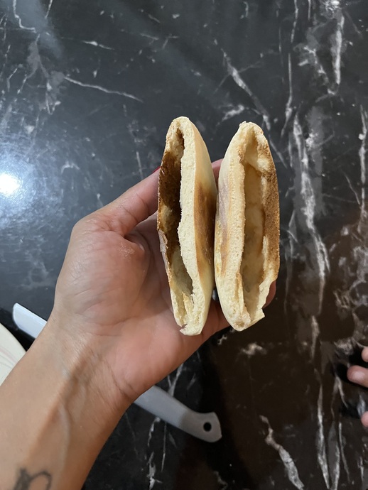 Gel Vatandaş Gel Doldur Doldur Ye , Ev Yapımı Mini Pita Ekmeği Yaptım 🥳🤭
