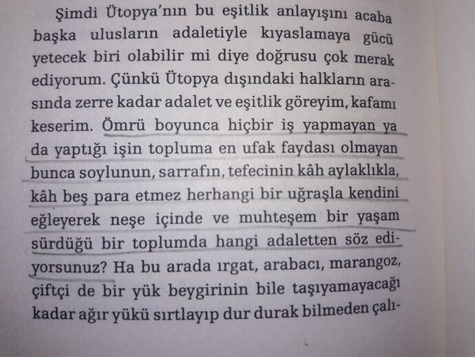 Ütopya Kitabı Ve Benim Birbirinden Ütopik Notlarım!