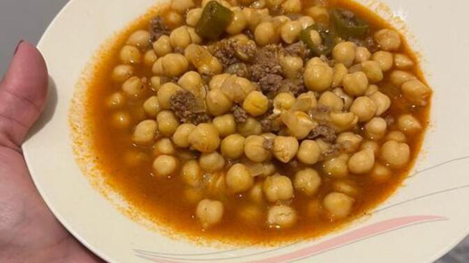 Kıyma Ve Baklagilin Muhteşem Uyumu 🤗 Kıymalı Nohut Yemeği Yaptım👻