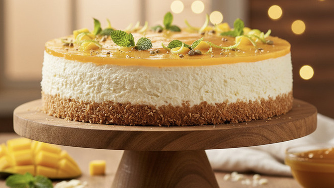 Lezziyle Kendine Aşık Eden Özel Mango Soslu Cheesecake Tarifi Paylaşıyorum