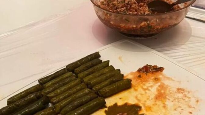 Etli Yaprak Sarma Tarifi 🍃