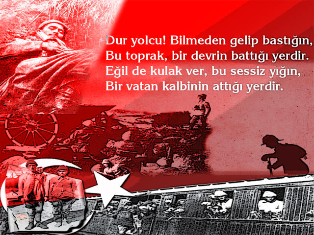 Şanlı Çanakkale Zaferi'nin 100. yılı Anısına..