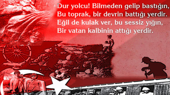 Şanlı Çanakkale Zaferi'nin 100. yılı Anısına