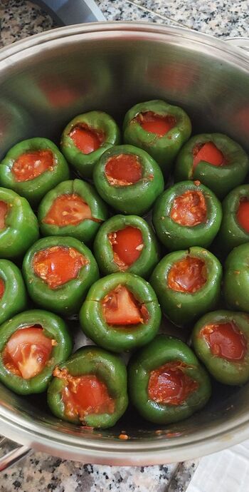 💚 Zeytinyağlı Biber Dolması: Mis Gibi Ege Esintisi 💚