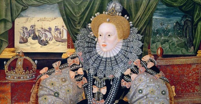 İngilterenin I. Elizabethin Armada Portresi - 1588