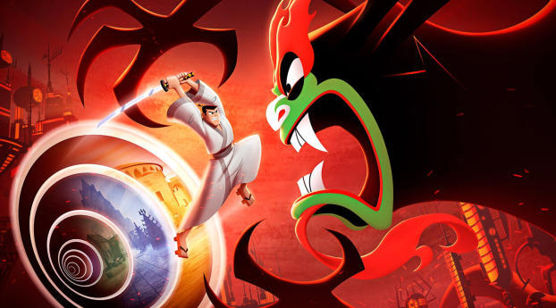 Samuray jack vs Aku