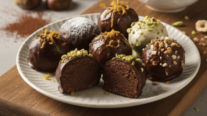 Harika Çikolata Kaplı Pratik Kestane Topları Tarifi Paylaşıyorum 🍫🌰