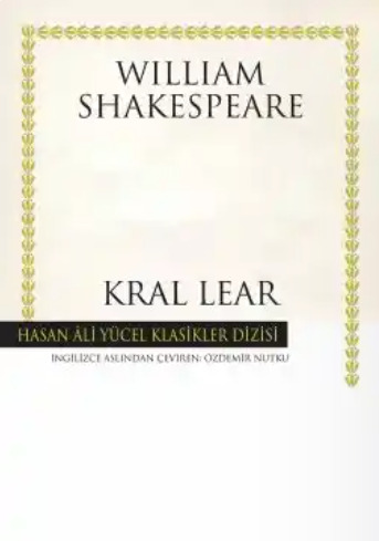 Beşinci ve son eserimiz KRAL LEAR