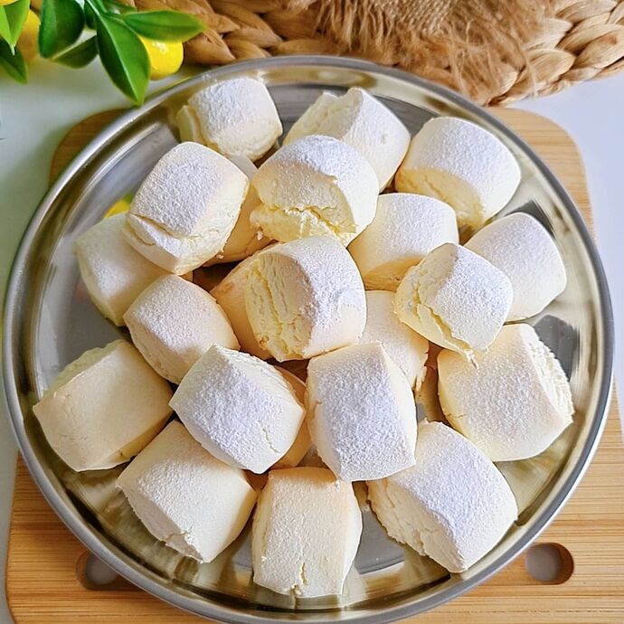 Ağızda Dağılan Limonlu Nişastalı Kurabiye 🍋
