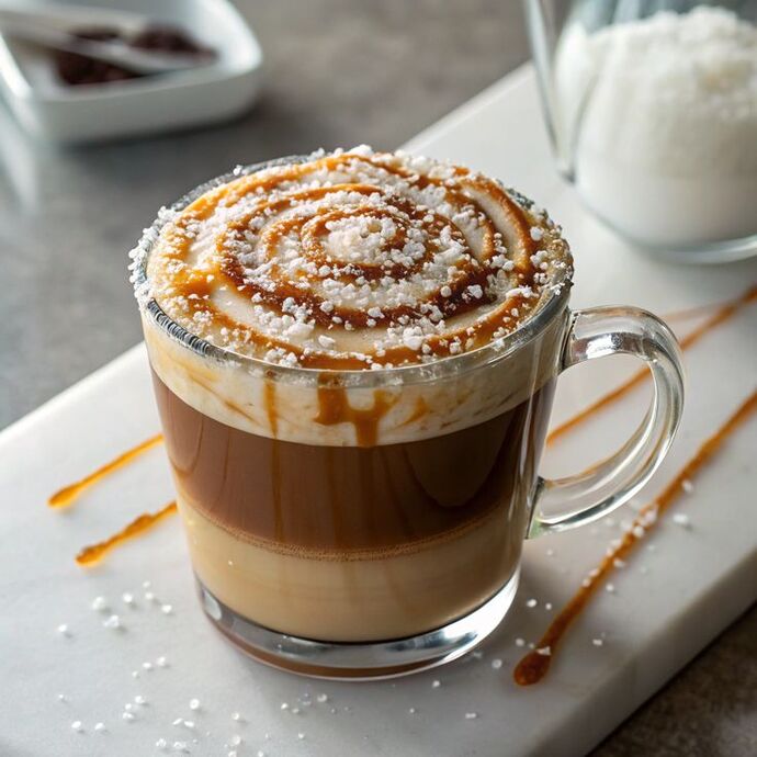 Kahveme Küçük Bir Tuz Dokunuşu: Tuzlu Karamelli Espresso Keyfim ☕🍯