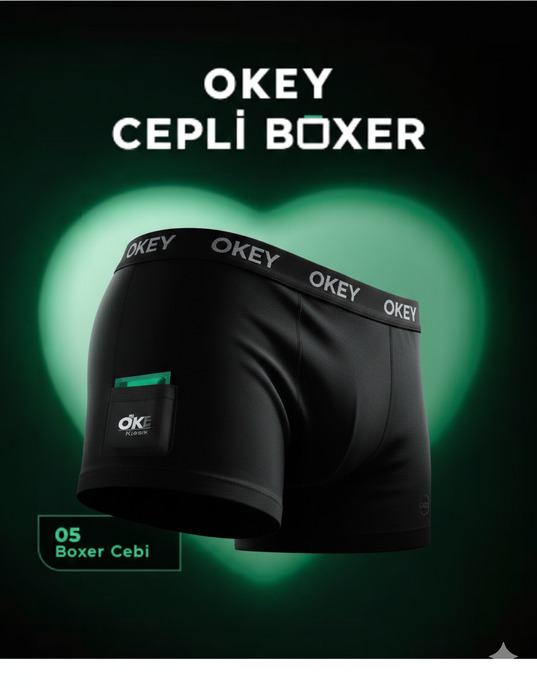 Hazırlıklı Olmanın En Rahat Hali: OKEY Cepli Boxer