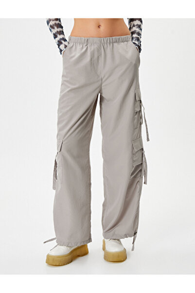 Gri kargo pantolon