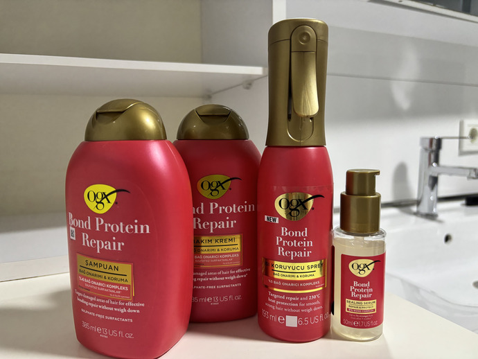 Gözlerinize İnanın Diye Videolu Kanıtımla Geldim! 🎥 OGX Bond Protein Repair Isı Koruyucu’yu Test Ettim!