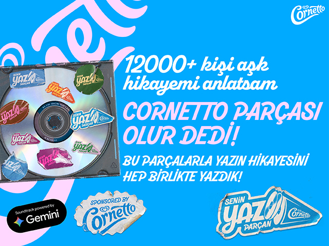Bu Sene Cornetto Parçasını Hep Beraber Yazdık