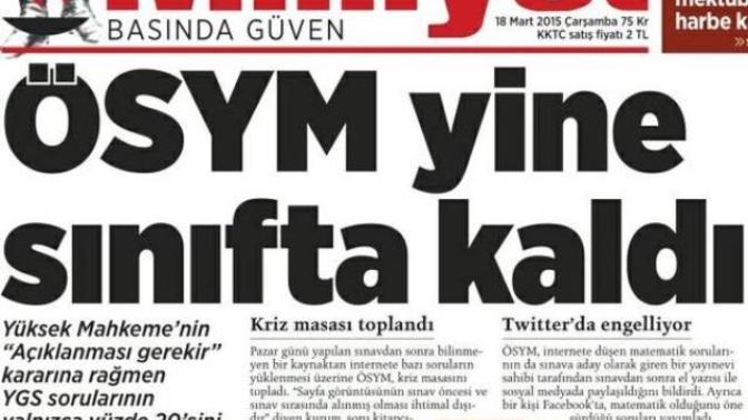 YGS Mağdurları - YGS 2015 Kopya Skandalı