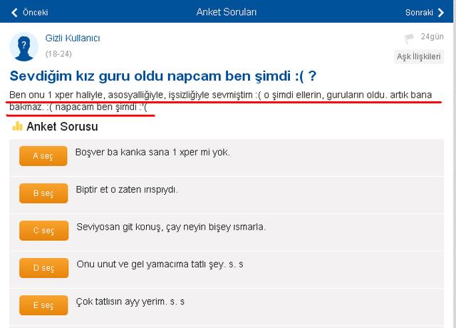 KizlarSoruyor'daki Xper Puan Esprileri