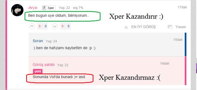 Bunlar Xper Kazandırmaz !