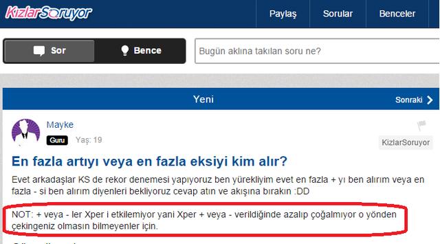 Bunlar Xper Kazandırmaz !