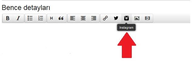 Instagram'lı Bence'ler - Bence'ye Instagram Kodu Ekleme