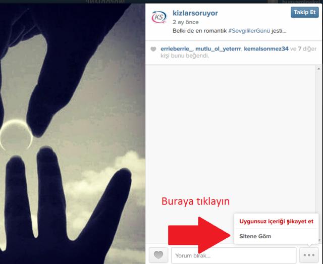 Instagram'lı Bence'ler - Bence'ye Instagram Kodu Ekleme