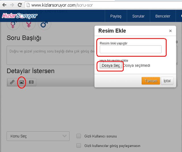 KS'de Sorulara Resim / Video / Bağlantı Nasıl Eklenir?