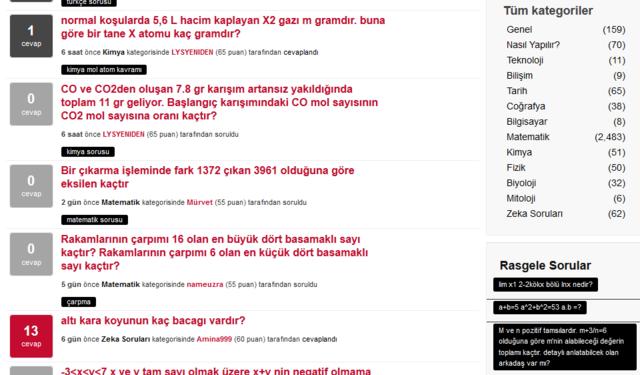 KizlarSoruyor'un Kendi Alanında 1 Numaralı Site Olması