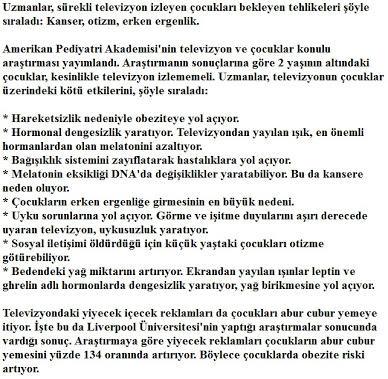 Uzun Süre Bilgisayar Kullanmak