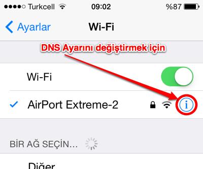 DNS Değiştirmek - Dikkat Bilgisayarlar İçin Değildir!