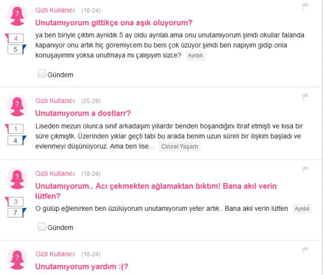 Eski Sevgiliyi Unutma Yolları