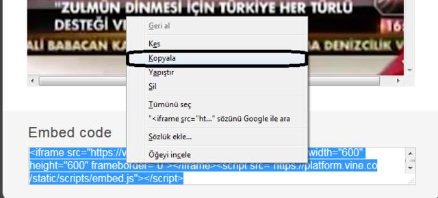 Vine Benceler! Benceye Vine Nasıl Eklenir?