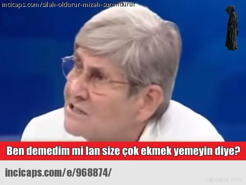 Yeme ve Tıkınma Temalı Eğlenceli Capsler