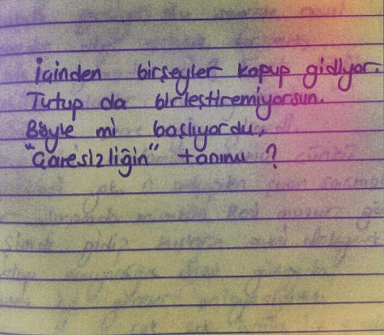 Sevdiğin ile arkadaş olma.