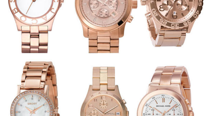Rose Gold Saatlerle Yıldız Gibi Görünün