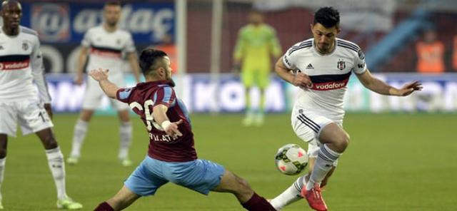Trabzonspor 0-2 Beşiktaş.