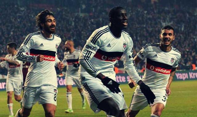 Trabzonspor 0-2 Beşiktaş.