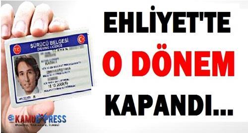 Ehliyet ve Stajyer Sürücülük Sistemi