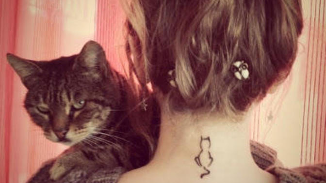 Kedi Severler İçin Kedili Dövmeler