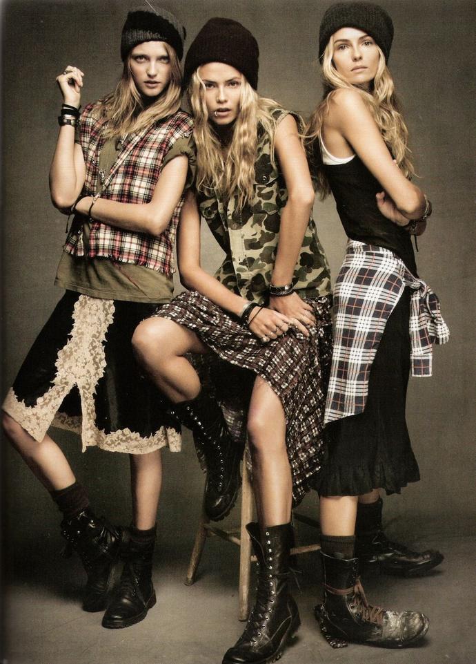 Grunge Stil Kombinleri