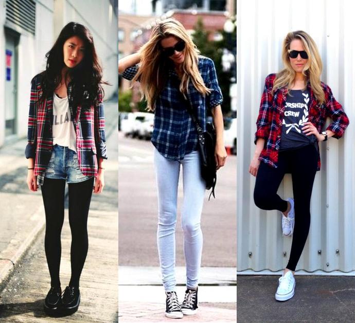 Grunge Stil Kombinleri