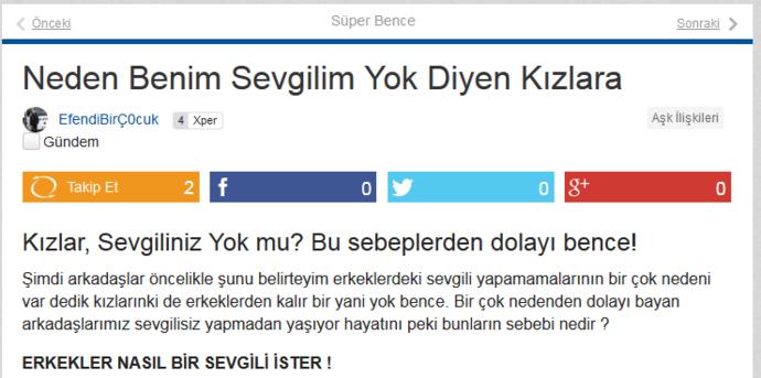 Son Haftaların En Güzel Bence'leri