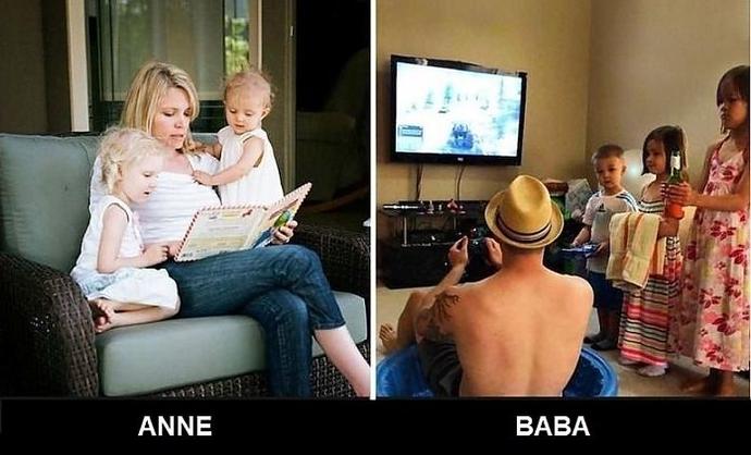 Anne ile Babanın Çocuk Gelişimindeki Farkları