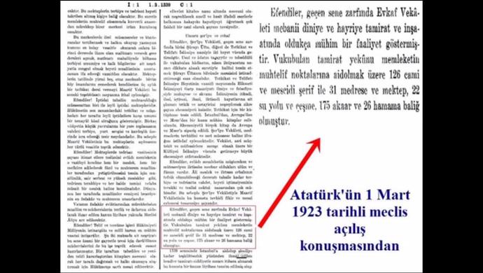 "Tek Partili Dönemde Cami Düşmanlığı Yapıldı" Yalanı