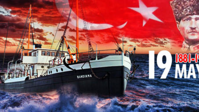 Bugün 19 Mayıs Atatürk'ün Samsun'a Çıktığı Gün 