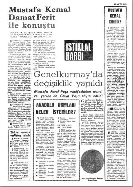 1919-1931 Gazete Mansetleri Arsivi [ Nostalji Sevenlere ]