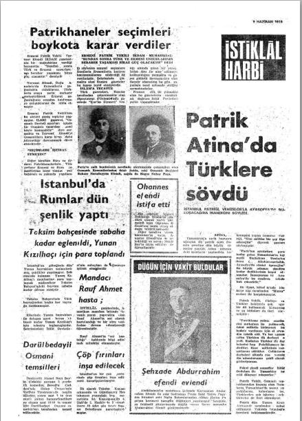 1919-1931 Gazete Manşetleri Arşivi [Nostalji Sevenlere]