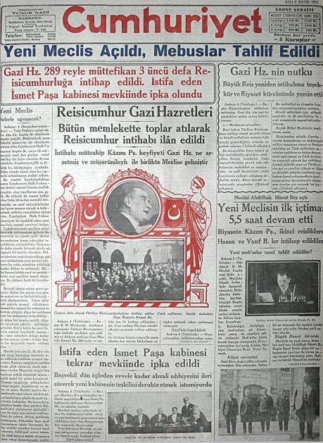 1919-1931 Gazete Manşetleri Arşivi [Nostalji Sevenlere]