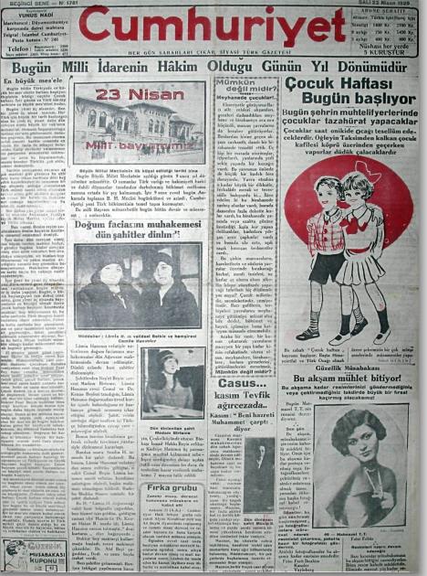 1919-1931 Gazete Manşetleri Arşivi [Nostalji Sevenlere]