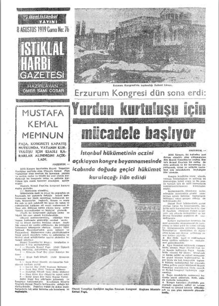 1919-1931 Gazete Manşetleri Arşivi [Nostalji Sevenlere]