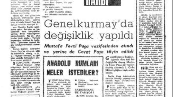 1919-1931 Gazete Manşetleri Arşivi [Nostalji Sevenlere]